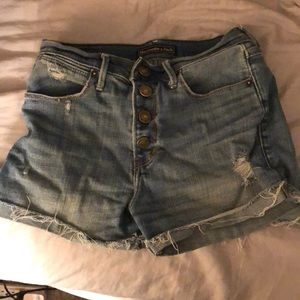 Abercrombie and Fitch High Waisted Shorts